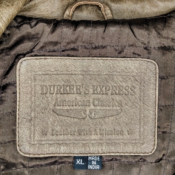 Durkee's Express | Vintage Buffalo Leather Jacket - Picture 9 of 14